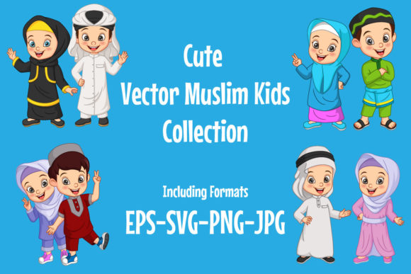 Review: Cartoon Funny Muslim Kids Collection for Embroidery