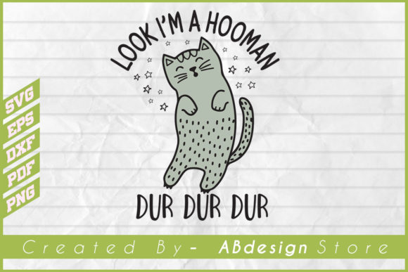 Review: Funny Cat Look I’m a Hooman Design