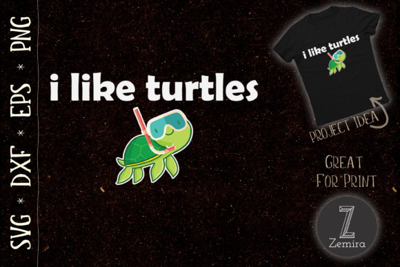 Review: I Like Turtles Cute Funny Turtle Pet Design