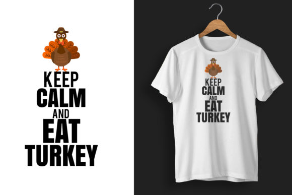 Review: Keep Calm and Eat Turkey Funny T-shirt Design