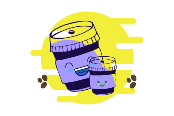 Reviewing Coffee Kawaii Funny Circle Clipart for Stitching