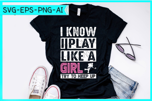 Reviewing I Know I Play Like a Girl Funny Hockey for Embroidery