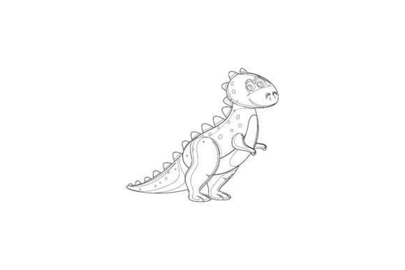 Reviewing the Dinosaur Funny Monster Outline for Stitch