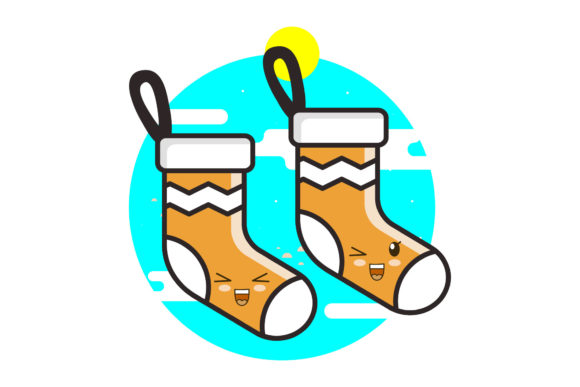 Reviewing the Kawaii Christmas Socks Circle Design