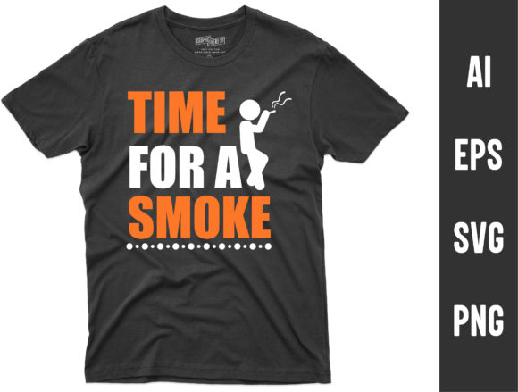 Reviewing Time for a Smoke Funny T-Shirt Design