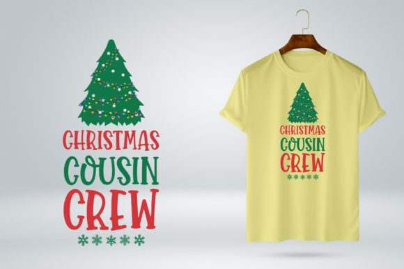 Stitching the Christmas Cousin Crew Design